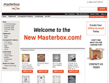 Tablet Screenshot of masterbox.com